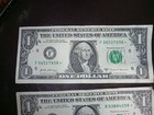 Lot Of 4 Star Notes 1 Is A Rare Run   500 000  1 Is An Error Heavy Ink Serial 