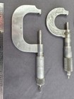 Vintage Starrett   Goodell Pratt Micrometer Set Precision Machinist Tools Lot 