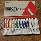 Holbein Acrylic Gouache 12ml - 12 Color Set