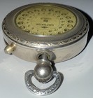 Super Rare Antique 1920   s Gofskor Mechanical Golf Score Keeper - Silver Plated 1