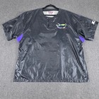 Vtg Starter Tampa Bay Devil Rays Windbreaker Mens Xl Black Diamond Collection