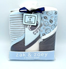 Zak   Zoey Baby Boy Hooded Towels 3-pack Brand New  Assorted Styles Usa Seller