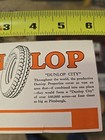 Vintage Dunlop Tires Advertising Ink Blotter