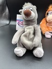 The Disney Store Bean Bag Jungle Book Plush Lot Of 2 Nwt King Louie   Baloo