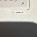 Aristides Horse Etching Print On Paper By R h  Palenske