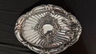 1909 English Sterling Silver Art Nouveau Ornate Tray Robert Pringle   Sons