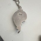 Vintage Navajo Lb Sterling Silver Turquoise Pendant Necklace Running Horse