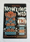Wolfie s Howling Mad Metal Tin Sign Wall Art 12  X 8  Halloween Tiki Art New