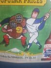 Pabst Beer Ny Yankees Milwaukee Braves Baseball Cardboard 1958 Ws Sign