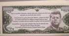 Wholesale Lot Of 100 John F Kennedy Jfk Novelty  Usa Money Million Dollar Bills