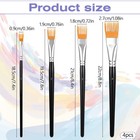  4pcs Professional Artist Brush Set For Acrylic  Oil   Watercolor Painting 