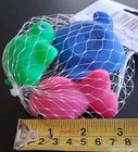 Bath Toys 6 M   3 Pc Yellow Rubber Ducky Bath Animals 3 Pc Turtle Shark Dolphin