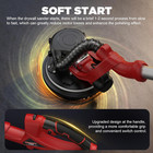 Drywall Sander With Vacuum Dust Collector  1200w 5 Variable Speed 800-2100rpm Up