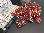 Vintage Mixed Gambling Casino Game Dice Lot Collection 70 Pieces With Jar   