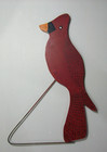 Large Vintage Cardinal Bird Wood Folk Art Lawn Art Yard Art Garden Decor