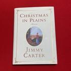 President Jimmy Carter Signed Book Christmas In Plains Autographed Hardcover