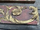 Pair Of Antique Hand-carved Wooden Architectural Panels Fairground 19th Century