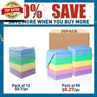 Microfiber Cleaning Cloths-50 Pack microfiber Towels Bulk towels For Cars   Home