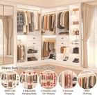 Freestanding Walk-in Closet System Reversible Wardrobe Cloth Garment Organizer