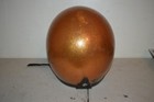 Eagle 2000 Open Face Motorcycle Helmet Orange Flake Retro Dot Approved