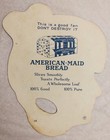 1919 Ad Hand Thumb-hole Fan  american-maid Bread  - Die Cut - Chromolithographed