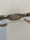 Antique 14kt Diamond Bracelet Watch 