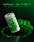 Ebl C  D Size Rechargeable Batteries 1 2v Nimh   Optional C  D Charger Lot