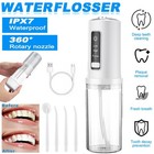 New Cordless Water Flosser Dental Oral Irrigator Travel Teeth Cleaner Floss Pick