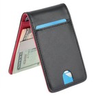 Mens Wallet With Money Clip Leather Rfid Blocking Bifold Credit Card Holder Slim