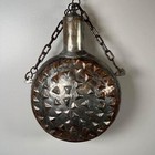 Antique Turkish Ottoman Tinned Copper Canteen  19th C   Hand-crafted - Rare 