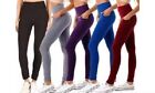 Women Tik Tok Yoga Pants Anti-cellulite Push Up Ruched High Waist Leggings Gym