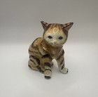 Rare Vintage Lot Of 5 Porcelain Cats Mint Made In Japan