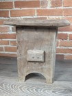 Vintage Milking Stepstool Footstool Stool Plant Stand Primitive Wooden Cricket