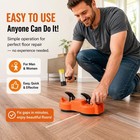 Floor Gap Fixer Tool For Floating Floors  Dual Suction Cup Deep Orange