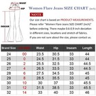 Womens Bell Bottom Jeans Stretchy High Waist Flare Jeans For Women Trendy 202   