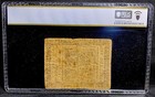 1775 American Revolution  6 Continental Currency  Colonial Bank Note Cc-6  Pcgs