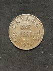 1926 Canada Small Cent  King George V  Canadian Penney  Circulated Coin