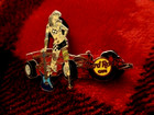 Hard Rock Cafe Baltimore Girl With Guitar And Racing Car Pin