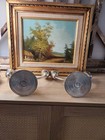 Beautiful Old Pair Of Crosby Sterling Weighted Taper Candleabras
