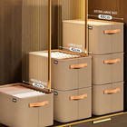 2pcs Clothes Organizer Storage Boxes For Pants Sweaters Wardrobe Drawers - New