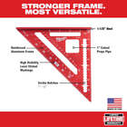 Milwaukee Mlsq070 7  Drurable Rafter Square W  Reinforced Frame