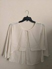 Nwt Chiffon Shrug Wraps For Evening Bridal Capes Cloaks Champagne Lg