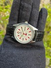 Vintage Citizen Automatic Exhibition Back Men Steel Day Date 21 Jewel White Dial