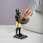 Anubis Statue With Bowl     10    Egyptian God Figurine  Resin Ancient E