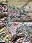 Softly Faded Vintage Ralph Lauren Evelyn Yellow Floral Standard Ruffled Sham