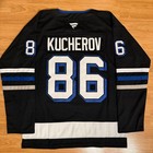 Tampa Bay Lightning Black Alternate Jersey Kucherov Stitched Mens Sizes