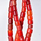 Old Bohemian Glass Red Trade Beads