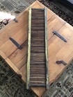Antique Early Country Primitive Large  39    Weaving Wood Tape Loom Original Paint