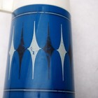 Vintage Thermos Aladdin Blue Diamond Half Pint Glass Lined