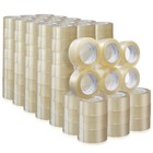 144 Rolls Clear Carton Sealing Packing Tape Shipping - 1 8 Mil 2  X 110 Yards